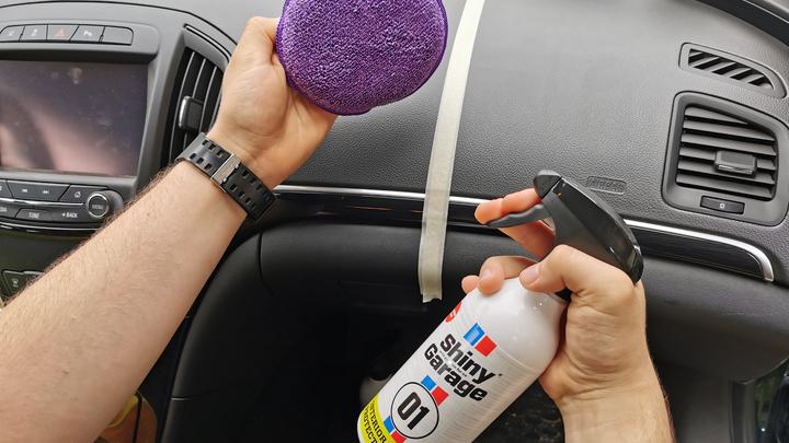 Shiny Garage Interior Plastic Protectant Matt - Test matowego dressingu